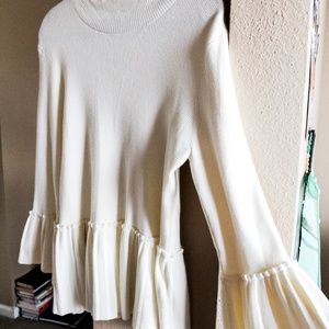 Ted Baker Women's Ivory Cashmere Long Sleeve